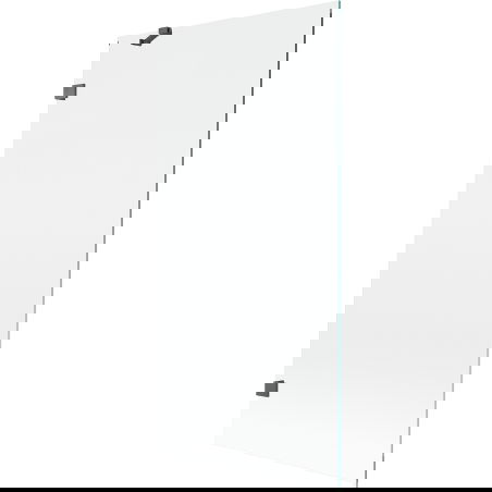 Mexen Lunar sprchová zástena 1-krídlová 90 x 150 cm, transparentná, kartáčovaná pištoľová šedá - 897-090-000-66-00