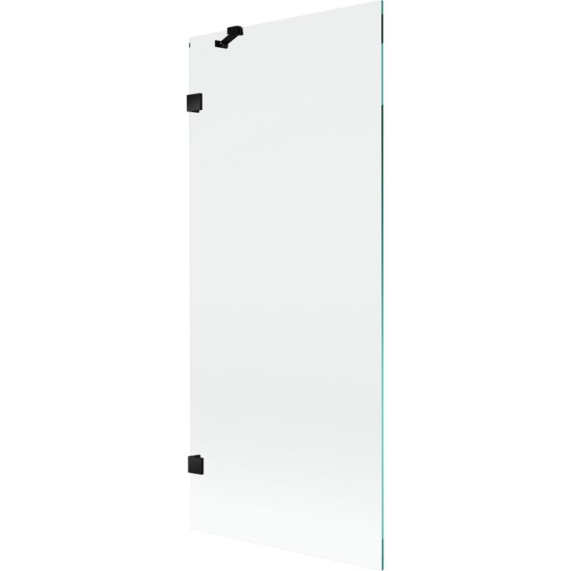Mexen Lunar sprchová zásten 1-krídlová 80 x 150 cm, transparentná, čierna - 897-080-000-70-00
