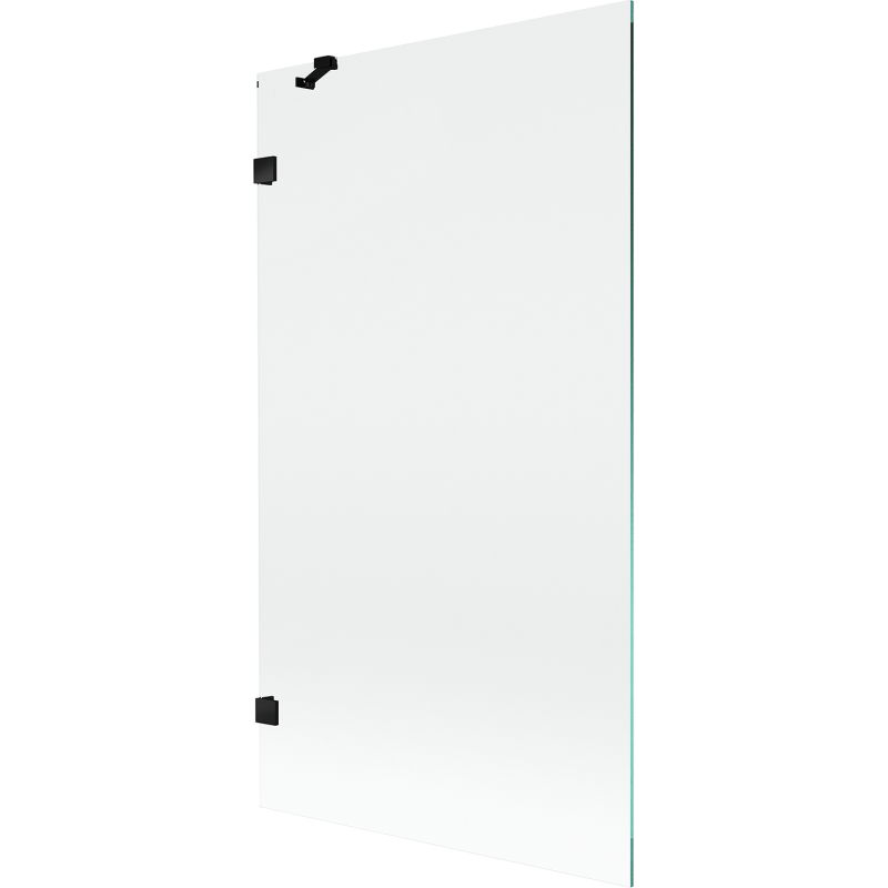Mexen Lunar sprchová zástena 1-krídlová 100 x 150 cm, transparentná, čierna - 897-100-000-70-00