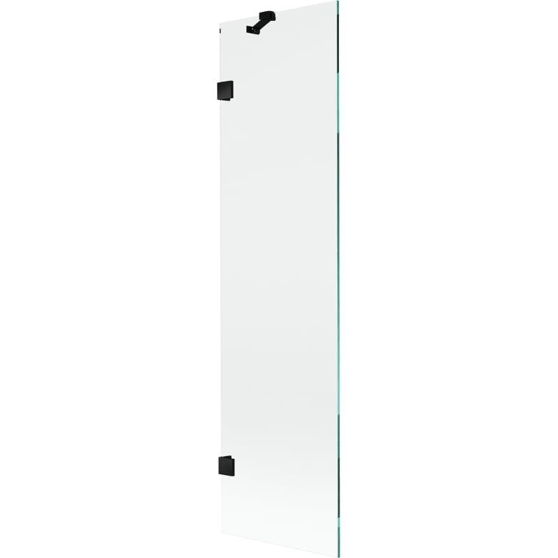 Mexen Lunar sprchová zástena 1-krídlová 50 x 150 cm, transparentná, čierna - 897-050-000-70-00