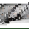 Mexen Lunar L sprchové dvere výklopné ľavé 145 cm, transparentné, ružové zlato - 834SL-145-050-60-00-L