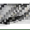 Mexen Lunar sprchové dvere pravé 155 cm, priehľadné, zlaté - 834S-155-050-50-00-P