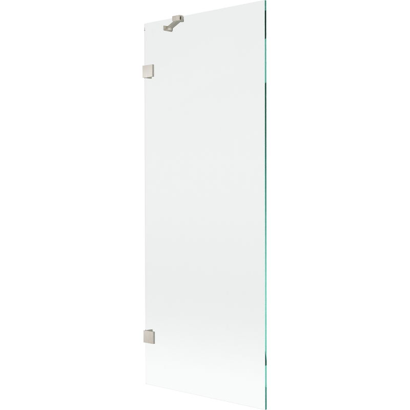 Mexen Lunar vaňová zástena 1-krídlová 70 x 150 cm, transparentná, brúsený nikel - 897-070-000-97-00