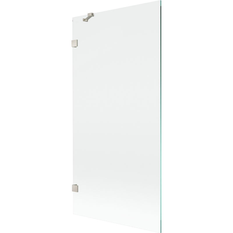 Mexen Lunar sprchová zástena 1-krídlová 90 x 150 cm, transparentná, brúsený nikel - 897-090-000-97-00