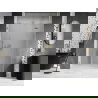 Mexen Lunar sprchové dvere výklopné pravé 155 cm, priehľadné, zlaté brúsené - 834S-155-050-55-00-P
