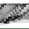 Mexen Lunar sprchové dvere otváravé pravé 120 cm, transparentné, brúsená meď - 834S-120-050-65-00-P