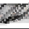 Mexen Lunar sprchové dvere pravé 160 cm, transparentné, brúsená meď - 834S-160-050-65-00-P