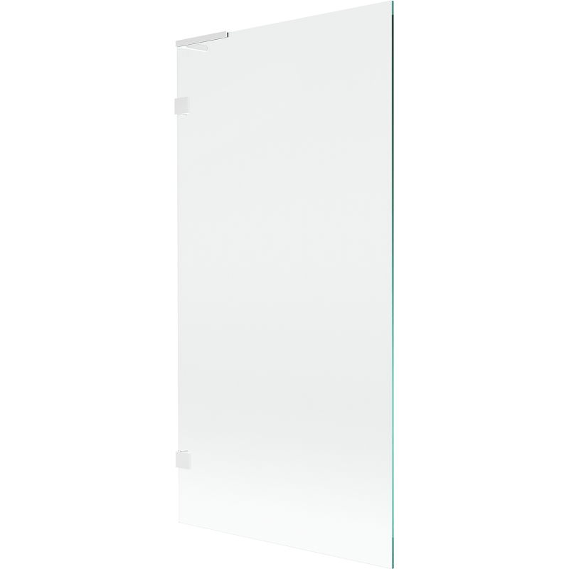 Mexen Lunar L sprchová zástena na vaňu 1-krídlová 90 x 150 cm, transparentná, biela - 897L-090-000-20-00