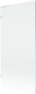 Mexen Lunar L vaňová zástenka 1-krídlová 90 x 150 cm, transparentná, biela - 897L-090-000-20-00
