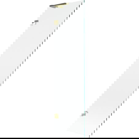 Mexen Lunar L vaňový paraván 1-krídlový 50 x 150 cm, transparentný, zlatý - 897L-050-000-50-00