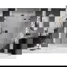 Mexen Lunar sprchové dvere výklopné pravé 140 cm, transparentné, čierne - 834S-140-050-70-00-P
