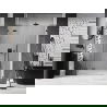 Mexen Lunar L ľavé otváracie sprchové dvere 130 cm, transparentné, brúsené gun gray - 834SL-130-050-66-00-L