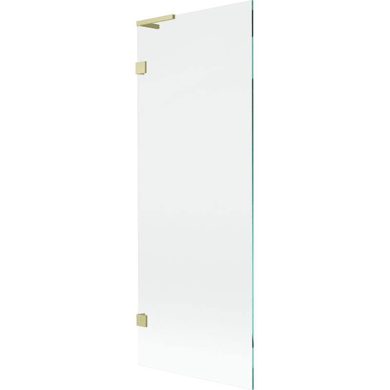 Mexen Lunar L vaňová zástena 1-dielna 70 x 150 cm, transparentná, brúsená zlatá - 897L-070-000-55-00