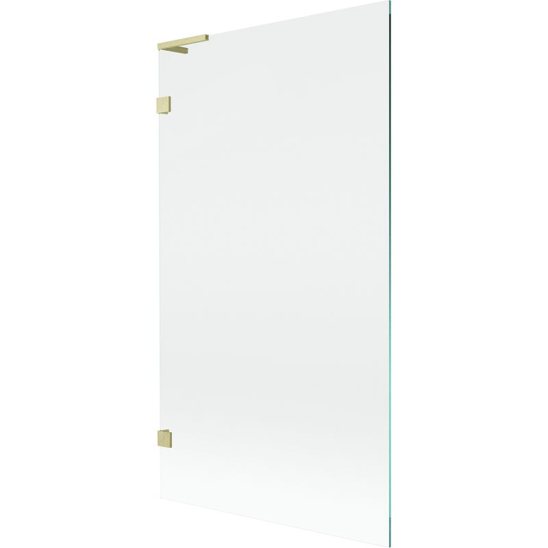 Mexen Lunar L vaňová zástena 1-krídlová 100 x 150 cm, transparentná, zlatá brúsená - 897L-100-000-55-00