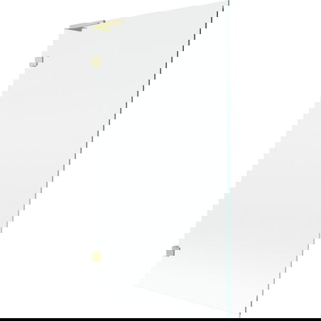 Mexen Lunar L vaňová zástena 1-krídlová 100 x 150 cm, transparentná, zlatá brúsená - 897L-100-000-55-00