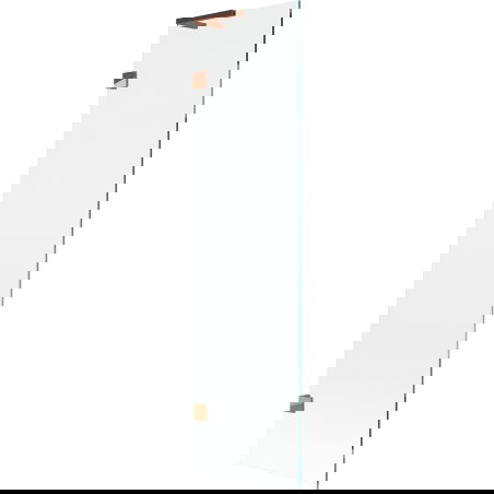 Mexen Lunar L vaňová zástenka 1-krídlová 50 x 150 cm, transparentná, ružové zlato - 897L-050-000-60-00