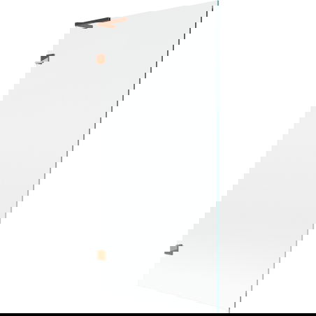 Mexen Lunar L vaňová zástena 1-krídlová 90 x 150 cm, transparentná, ružové zlato - 897L-090-000-60-00