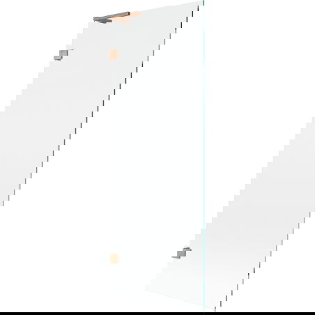 Mexen Lunar L sprchová zástena 1-krídlová 70 x 150 cm, transparentná, brúsená meď - 897L-070-000-65-00