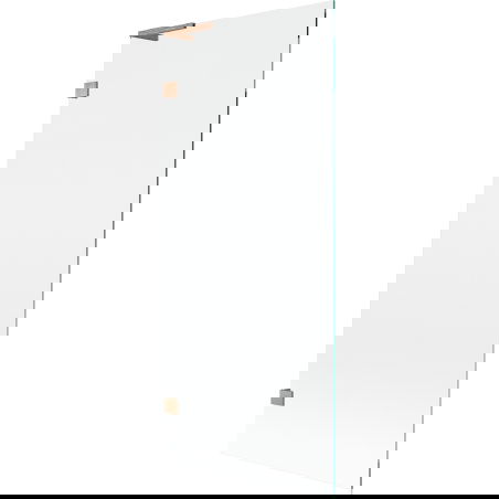 Mexen Lunar L vaňová zástena 1-krídlová 80 x 150 cm, transparentná, brúsená meď - 897L-080-000-65-00