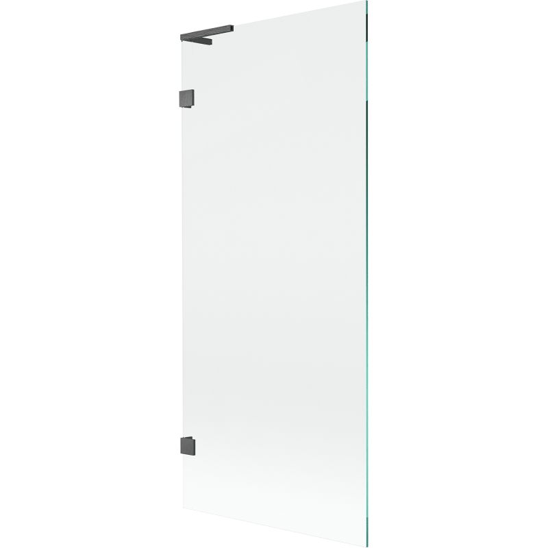 Mexen Lunar L vaňová zástena 1-krídlová 80 x 150 cm, transparentná, brúsená gun gray - 897L-080-000-66-00