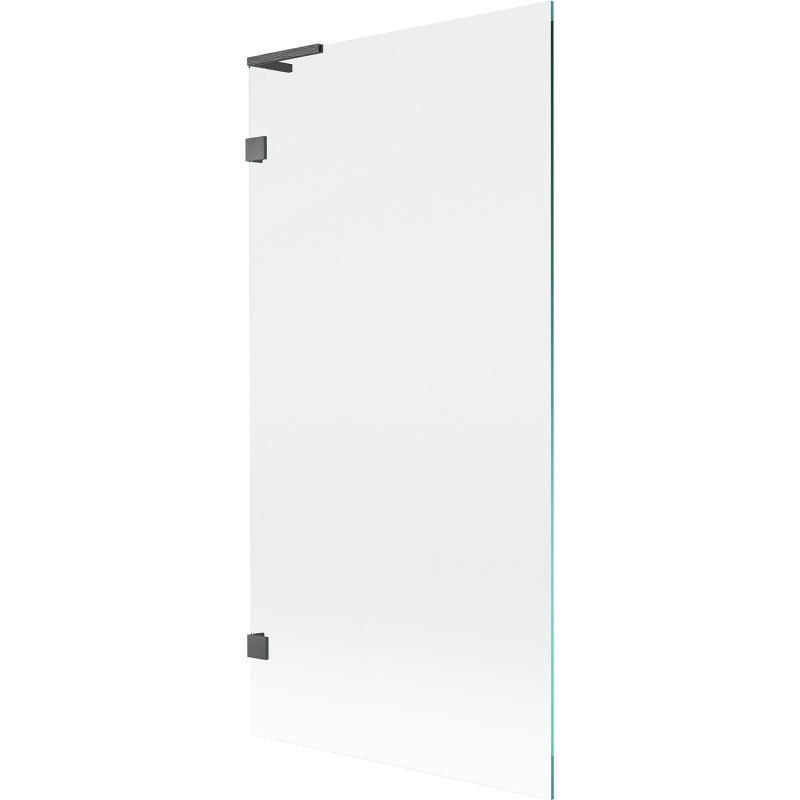 Mexen Lunar L vaňová zástena 1-krídlová 90 x 150 cm, transparentná, brúsená gun gray - 897L-090-000-66-00