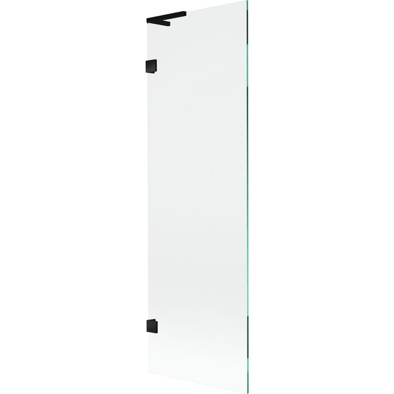 Mexen Lunar L vaňová zástena 1-krídlová 60 x 150 cm, transparentná, čierna - 897L-060-000-70-00
