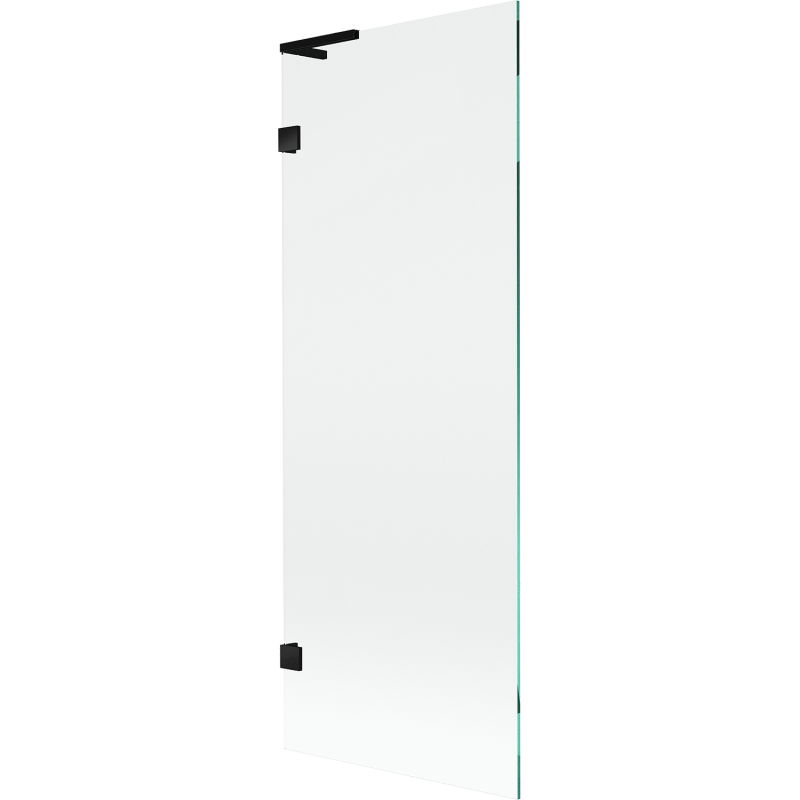 Mexen Lunar L vaňová zástena 1-krídlová 70 x 150 cm, transparentná, čierna - 897L-070-000-70-00