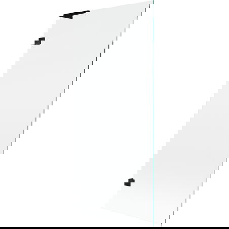 Mexen Lunar L vaňová zástena 1-krídlová 80 x 150 cm, transparentná, čierna - 897L-080-000-70-00