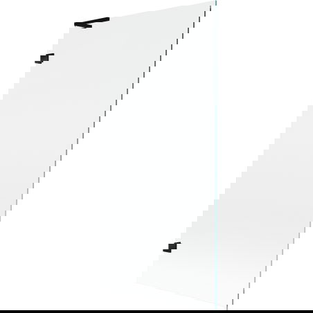 Mexen Lunar L vaňová zástena 1-krídlová 90 x 150 cm, transparentná, čierna - 897L-090-000-70-00