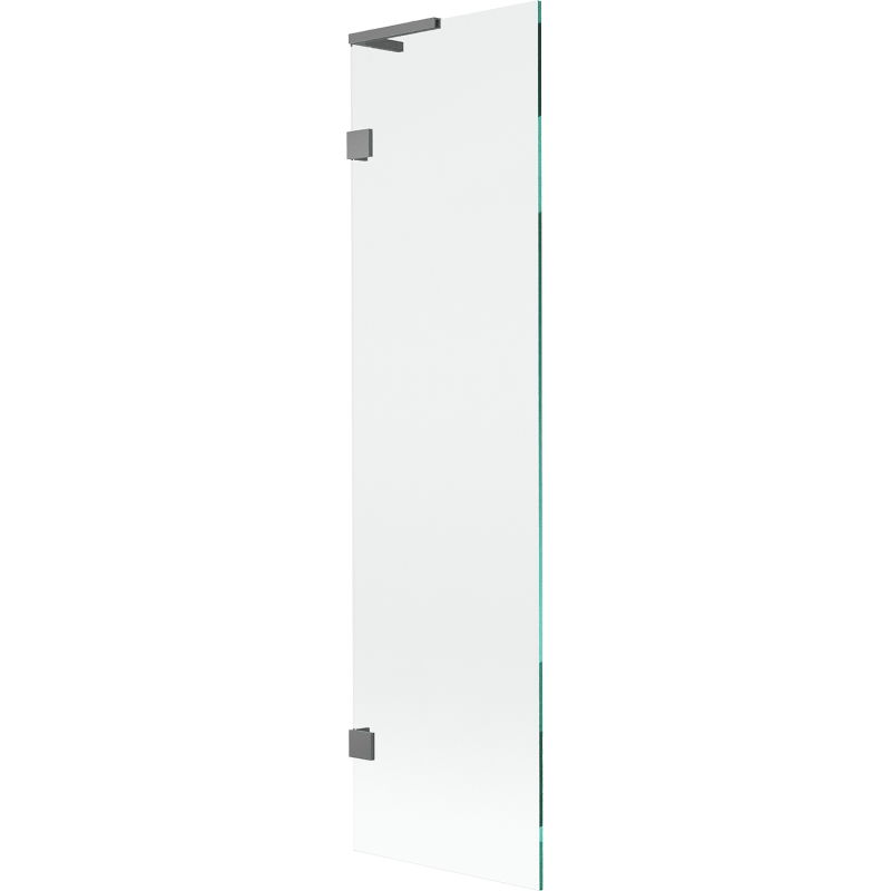 Mexen Lunar L vaňová zástena 1-krídlová 50 x 150 cm, transparentná, gun metal - 897L-050-000-95-00