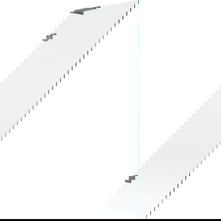 Mexen Lunar L vaničkový paraván 1-krídlový 60 x 150 cm, priehľadný, gun metal - 897L-060-000-95-00