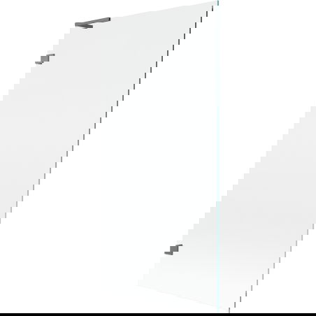 Mexen Lunar L vaňa zástena 1-krídlová 90 x 150 cm, transparentná, gun metal - 897L-090-000-95-00