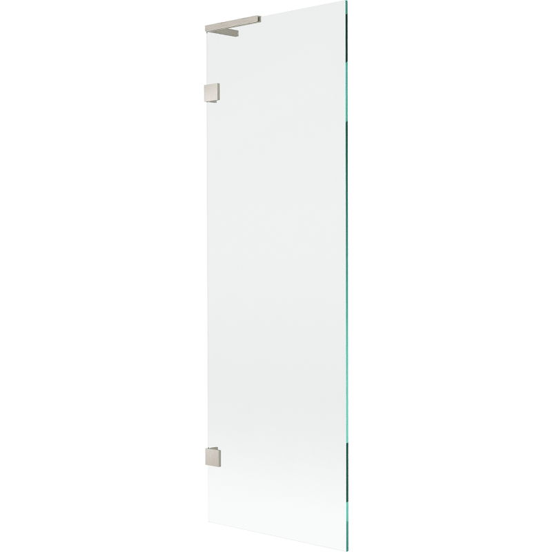 Mexen Lunar L vaňová zástena jednokrídlová 60 x 150 cm, transparentná, brúsený nikel - 897L-060-000-97-00