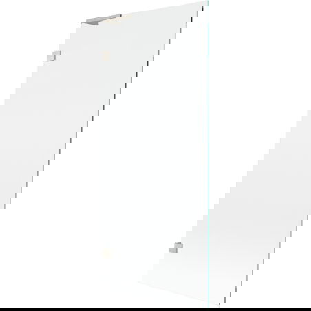 Mexen Lunar L vaňová zástena 1-krídlová 80 x 150 cm, transparentná, brúsený nikel - 897L-080-000-97-00