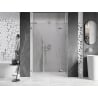Mexen Lunar L sprchové dvere otočné pravé 155 cm, transparentné, chróm - 834SL-155-050-01-00-P