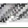 Mexen Lunar L sprchové dvere výklopné pravé 140 cm, transparentné, biele - 834SL-140-050-20-00-P