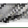 Mexen Lunar L sprchové dvere výklopné pravé 140 cm, transparentné, zlaté - 834SL-140-050-50-00-P