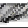 Mexen Lunar L sprchové dvere pravé 155 cm, transparentné, zlaté kefované - 834SL-155-050-55-00-P