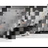 Mexen Lunar L sprchové dvere otočné pravé 130 cm, transparentné, ružové zlato - 834SL-130-050-60-00-P