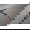 Mexen Lunar L sprchové dvere, pravé otváravé, 145 cm, transparentné, ružové zlato - 834SL-145-050-60-00-P