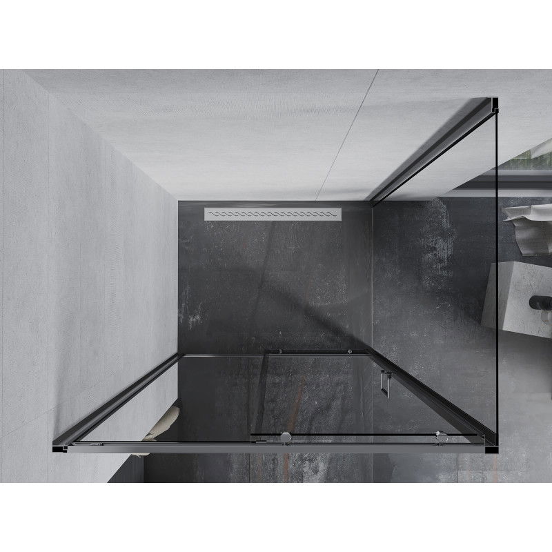 Mexen Apia posuvný sprchový kút 130 x 90 cm, transparentný, chróm - 840-130-090-01-00