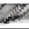 Mexen Lunar L sprchové dvere otváracie pravé 155 cm, transparentné, brúsená meď - 834SL-155-050-65-00-P