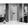 Mexen Lunar L sprchové dvere otváracie pravé 140 cm, transparentné, brúsená gun šedá - 834SL-140-050-66-00-P
