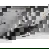 Mexen Lunar L sprchové dvere pravé 135 cm, priehľadné, gun metal - 834SL-135-050-95-00-P