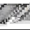 Mexen Lunar L sprchové dvere krídlové pravé 135 cm, transparentné, kartáčovaný nikel - 834SL-135-050-97-00-P