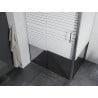 Mexen Apia sprchová kabína, posuvné dvere 135 x 90 cm, pruhy, chrómová - 840-135-090-01-20
