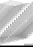 Mexen Lunar-B L sprchová kabína s pravými sklopnými dverami 100 x 80 cm, číre, biela - 832L-100-080-20-00-P