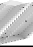 Mexen Lunar-B L sprchová kabína jednokrídlová pravá 100 x 90 cm, transparentná, brúsená zbraňová šedá - 832L-100-090-66-00-P