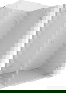 Mexen Lunar-B L sprchový kút s pravými dverami 90 x 80 cm, priehľadný, brúsený nikel - 832L-090-080-97-00-P