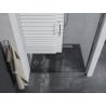 Mexen Apia posúvacie sprchové dvere 135 cm, pruhy, chrómová - 845-135-000-01-20